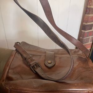 Frye genuine leather hobo crossbody